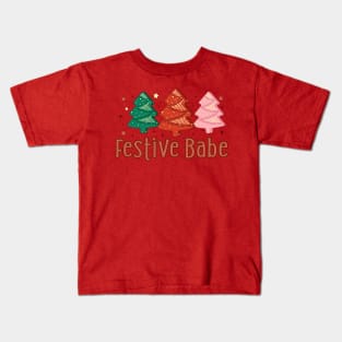 festive babe Kids T-Shirt